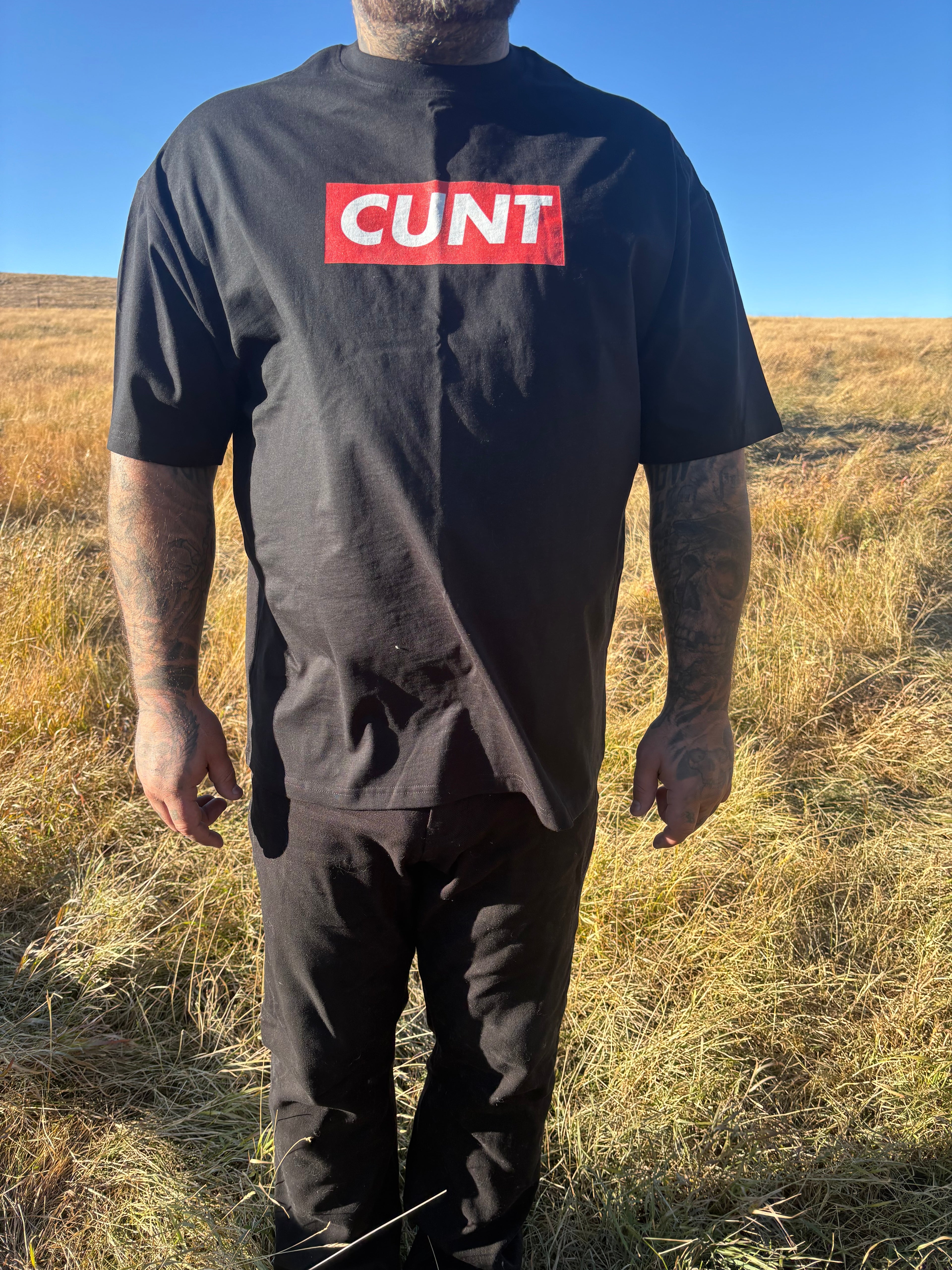 Men’s CUNT Streetwear Drop Shoulder Tee